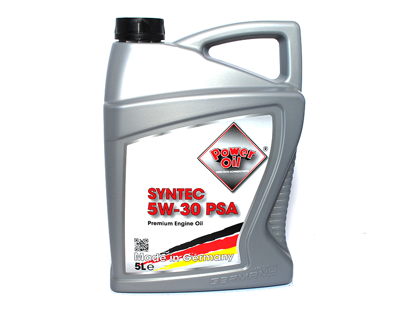 Каталог Power Oil Syntec PSA 5W-30 5л Синтетическое моторное масло